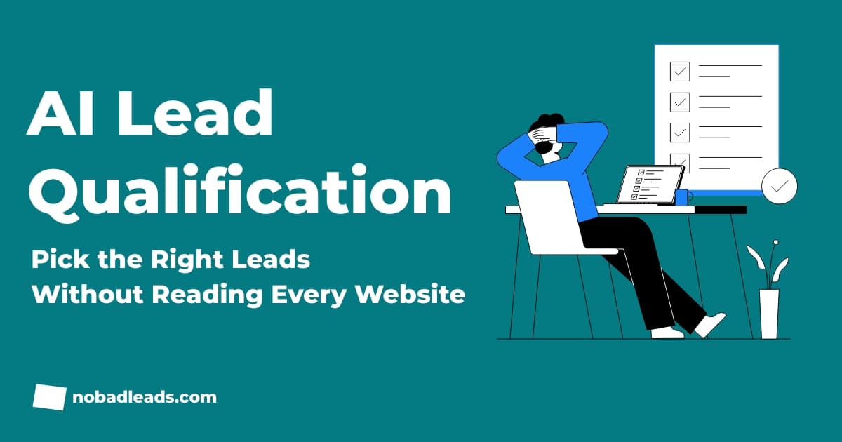 AI lead qualification — scoring a spreadsheet of prospects against an ICP